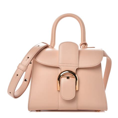 Delvaux Brillant Mini (Baby Pink w/ White Hardware) .